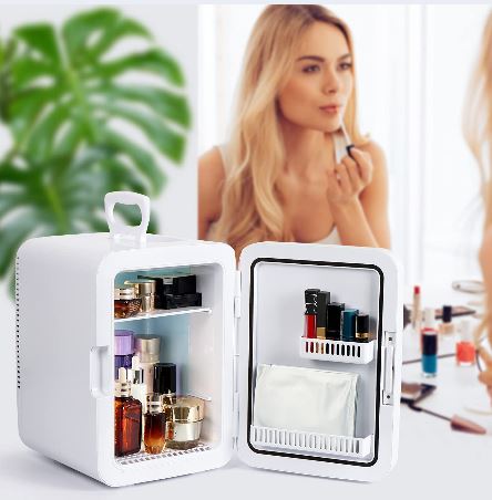 Mini makeup refrigerator